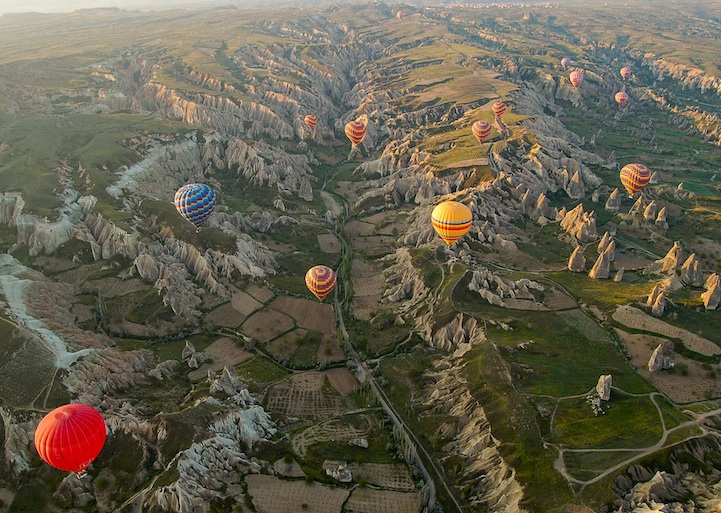 Fly in a Hot Air Balloon Over Cappadocia, Turkey